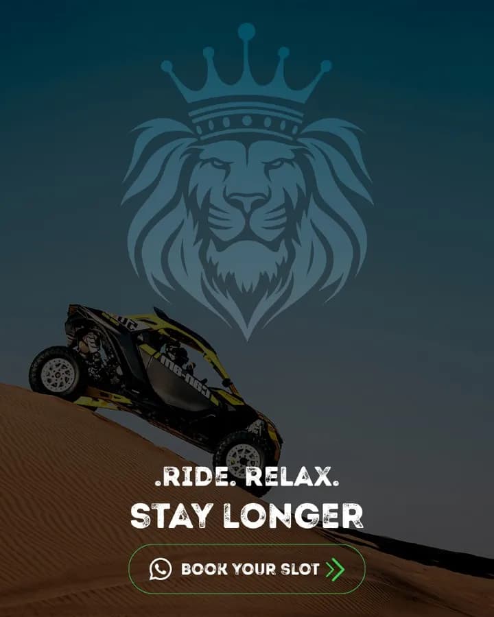 Desert camp and dune bashing experience in Dubai — King of Desert