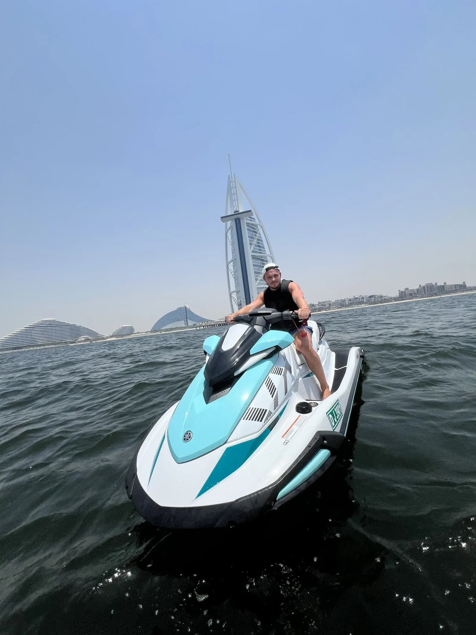 Jet ski Dubai high speed — action shot