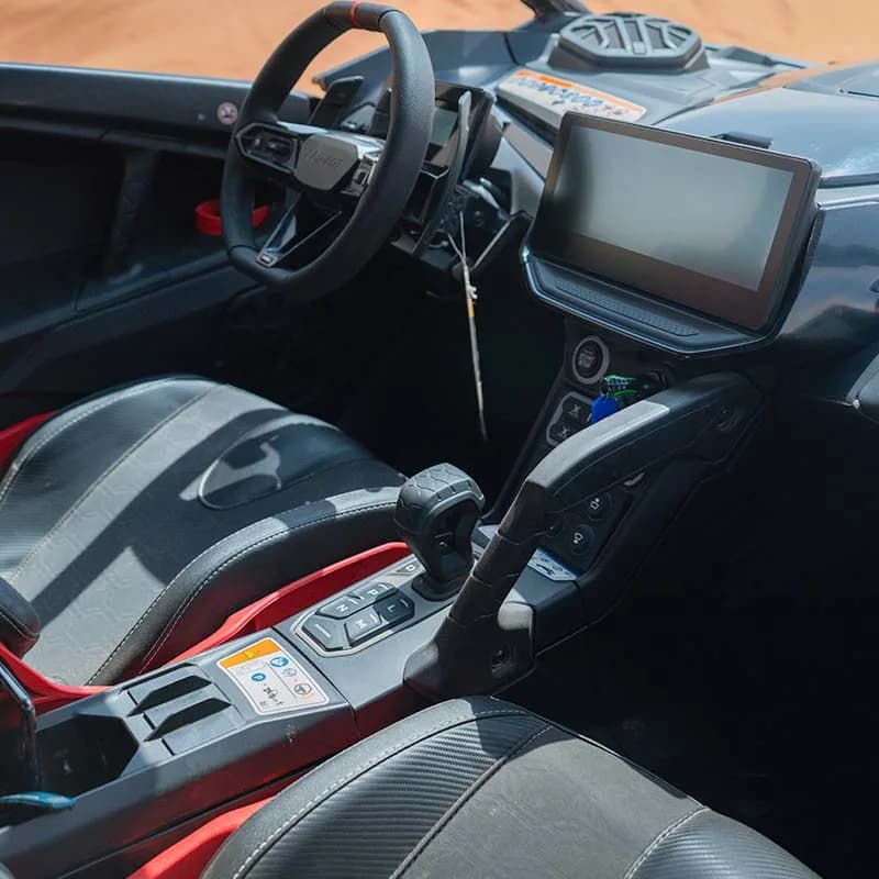 Can-Am Maverick R 4-seat dune buggy on Dubai desert dunes — photo 2