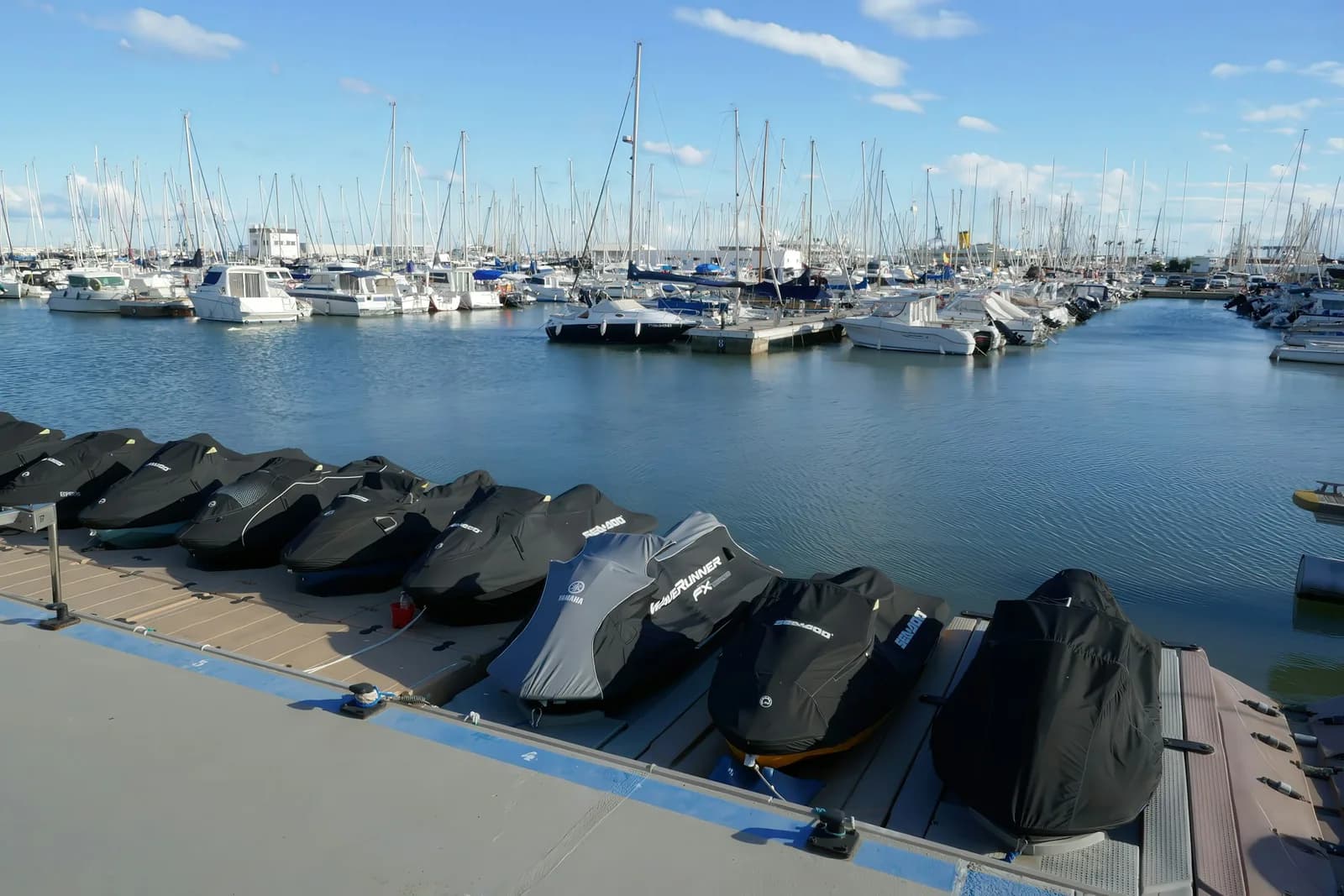 Yamaha GP1900 performance jet ski racing on the Dubai sea — photo 2