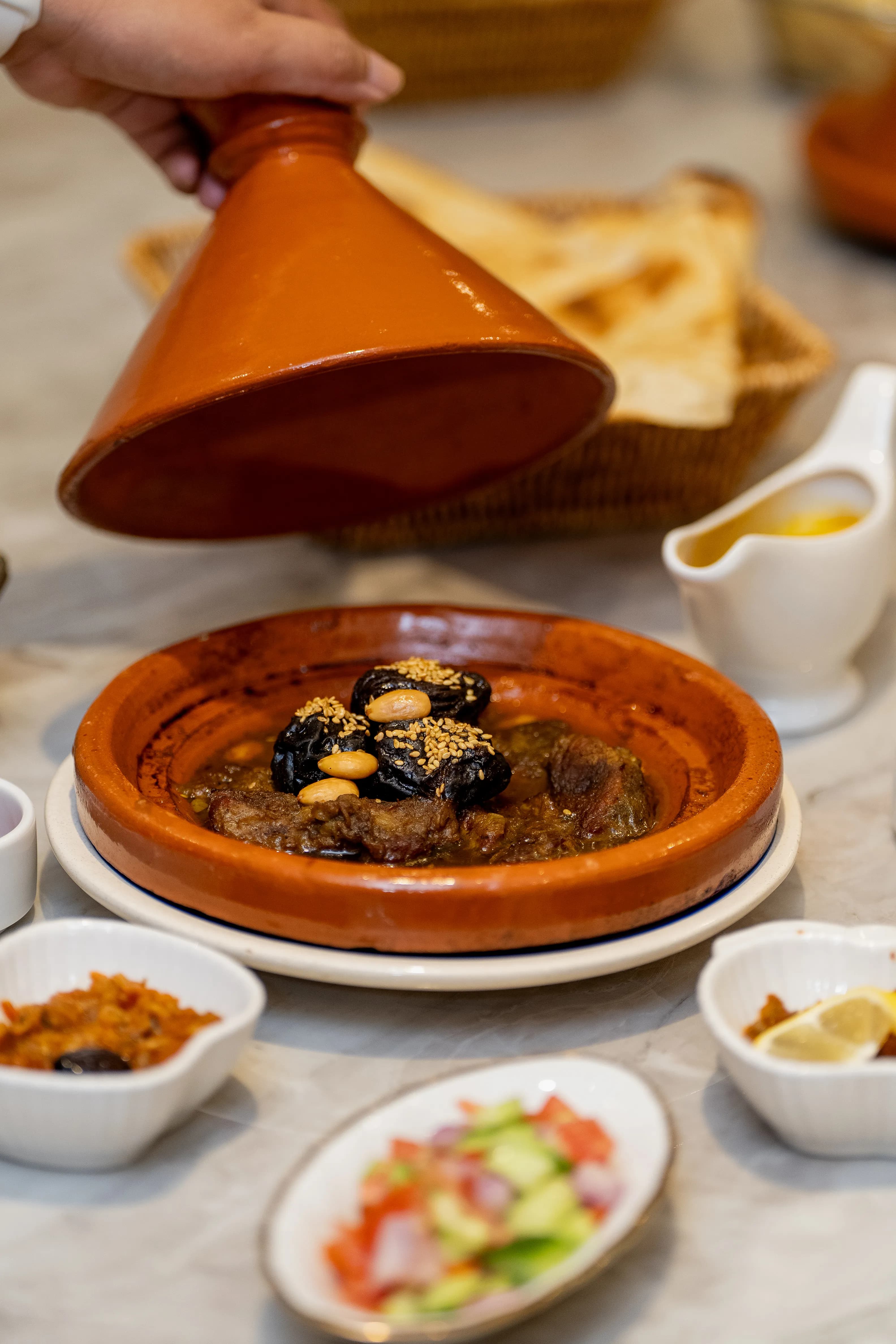 Traditional tagine served in the camp restaurant