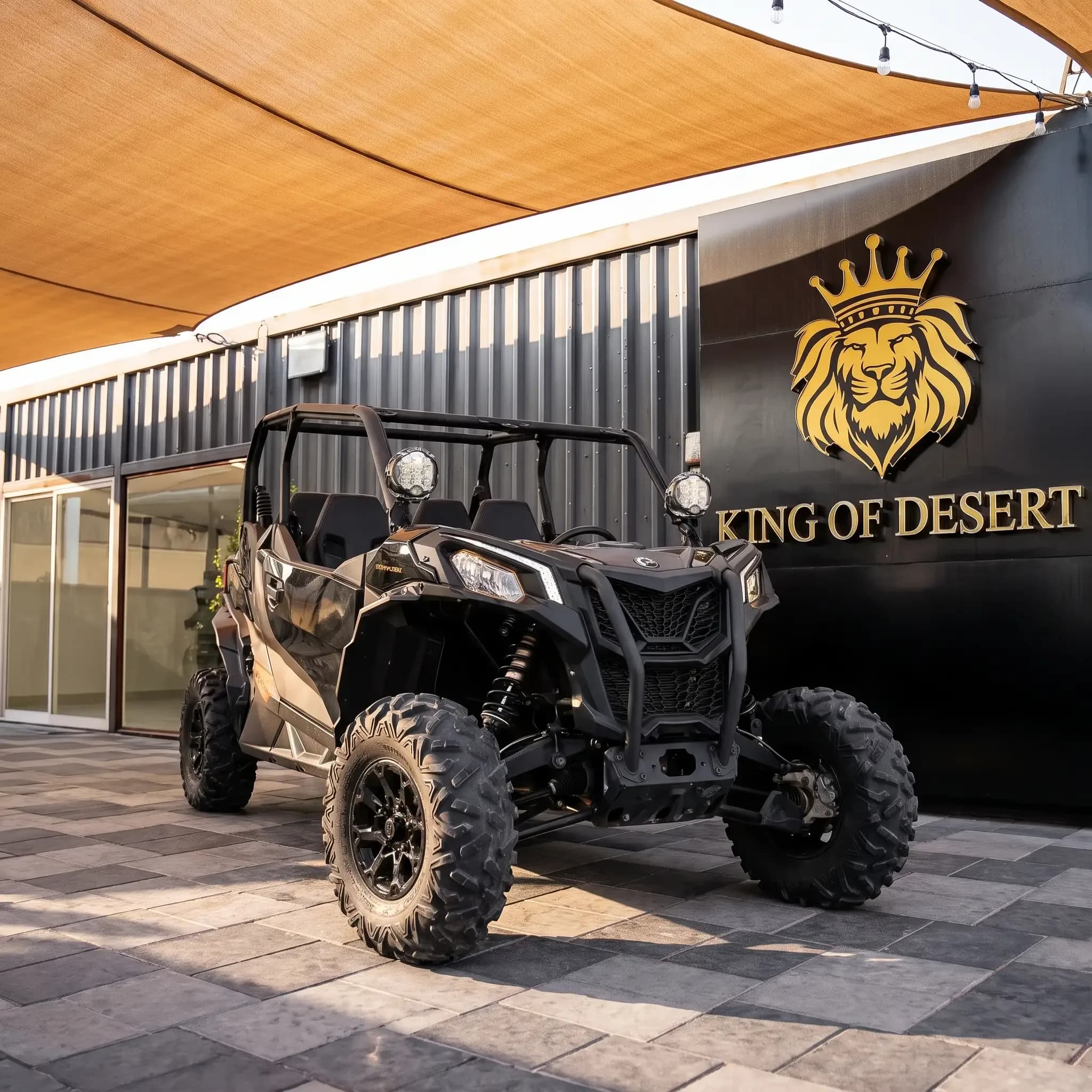 Can-Am Maverick Sport two-seat buggy on display at the King of Desert showroom, Dubai
